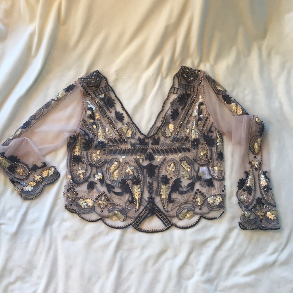 Beaded Crop Top from Free People